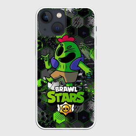 Чехол для iPhone 13 mini с принтом Спайк brawl stars Spike в Екатеринбурге,  |  | brawl | brawl stars | brawlstars | brawl_stars | jessie | spike | бравл | бравлстарс | спайк