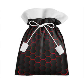 Подарочный 3D мешок с принтом 3D black & red в Екатеринбурге, 100% полиэстер | Размер: 29*39 см | 3d кубики | 3д кубики | sport | абстракция | брызги | краска | кубики | линии | паттерн | спорт | спортивная | спортивный стиль | стиль | текстуры | тренировка | узор