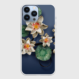 Чехол для iPhone 13 Pro Max с принтом 3D стеклянные цветы в Екатеринбурге,  |  | Тематика изображения на принте: весна | дача | летние цветы | летняя | лето | паттерн | розы | сад | свежесть | текстуры | узор | цветы