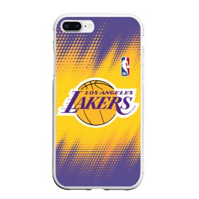 Чехол для iPhone 7Plus/8 Plus матовый с принтом Los Angeles Lakers в Екатеринбурге, Силикон | Область печати: задняя сторона чехла, без боковых панелей | basketball | game | lakers | los angeles | los angeles lakers | nba | sport | баскетбол | игра | лейкерс | лос анджелес | лос анджелес лейкерс | нба | спорт