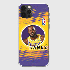 Чехол для iPhone 12 Pro с принтом LeBron James в Екатеринбурге, силикон | область печати: задняя сторона чехла, без боковых панелей | basketball | game | james | lakers | lebron | lebron james | los angeles | los angeles lakers | nba | player | sport | баскетбол | баскетболист | джеймс | игра | игрок | леброн | леброн джеймс | лейкерс | лос анджелес | лос анджелес лейке