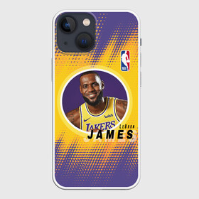 Чехол для iPhone 13 mini с принтом LeBron James в Екатеринбурге,  |  | basketball | game | james | lakers | lebron | lebron james | los angeles | los angeles lakers | nba | player | sport | баскетбол | баскетболист | джеймс | игра | игрок | леброн | леброн джеймс | лейкерс | лос анджелес | лос анджелес лейке