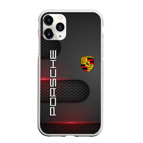 Чехол для iPhone 11 Pro Max матовый с принтом PORSCHE в Екатеринбурге, Силикон |  | porsche | авто | автомобиль | логотип | марка | машина | надпись | порш | порше | текстура