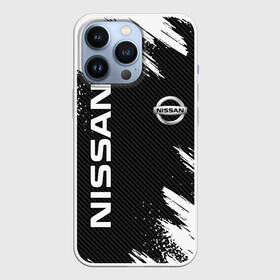 Чехол для iPhone 13 Pro с принтом NISSAN в Екатеринбурге,  |  | nissan | авто | автомобиль | логотип | марка | машина | надпись | нисан | текстура