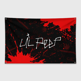 Флаг-баннер с принтом LIL PEEP ЛИЛ ПИП в Екатеринбурге, 100% полиэстер | размер 67 х 109 см, плотность ткани — 95 г/м2; по краям флага есть четыре люверса для крепления | beautiful | daddy | heart | life | lil | lilpeep | music | peep | rap | rapper | rip | tattoo | лил | лилпип | литл | лого | музыка | папочка | пип | рип | рожица | рэп | рэпер | рэперы | сердечко | сердце | символ | тату | татуировки