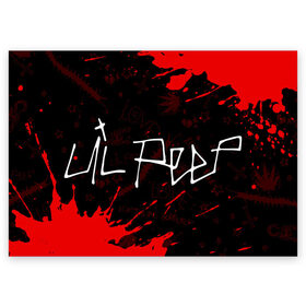 Поздравительная открытка с принтом LIL PEEP / ЛИЛ ПИП в Екатеринбурге, 100% бумага | плотность бумаги 280 г/м2, матовая, на обратной стороне линовка и место для марки
 | Тематика изображения на принте: beautiful | daddy | heart | life | lil | lilpeep | music | peep | rap | rapper | rip | tattoo | лил | лилпип | литл | лого | музыка | папочка | пип | рип | рожица | рэп | рэпер | рэперы | сердечко | сердце | символ | тату | татуировки