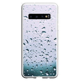 Чехол для Samsung Galaxy S10 с принтом Капли окно стекло дождь серо в Екатеринбурге, Силикон | Область печати: задняя сторона чехла, без боковых панелей | Тематика изображения на принте: абстракция | блики | боке | брызги | вечер | вода | градиент | дача | дождь | капли | капли на стекле | лес | лето | мрачно | окно | природа | роса | свет | силуэты | симметрия | текстура | темный | фото