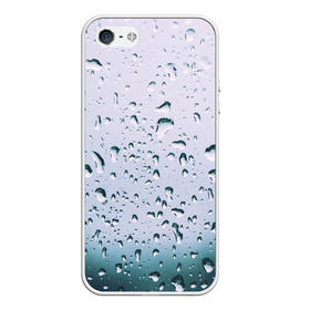 Чехол для iPhone 5/5S матовый с принтом Капли окно стекло дождь серо в Екатеринбурге, Силикон | Область печати: задняя сторона чехла, без боковых панелей | Тематика изображения на принте: абстракция | блики | боке | брызги | вечер | вода | градиент | дача | дождь | капли | капли на стекле | лес | лето | мрачно | окно | природа | роса | свет | силуэты | симметрия | текстура | темный | фото
