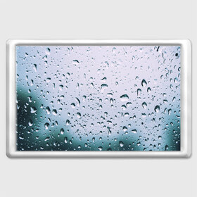 Магнит 45*70 с принтом Капли окно стекло дождь серо в Екатеринбурге, Пластик | Размер: 78*52 мм; Размер печати: 70*45 | абстракция | блики | боке | брызги | вечер | вода | градиент | дача | дождь | капли | капли на стекле | лес | лето | мрачно | окно | природа | роса | свет | силуэты | симметрия | текстура | темный | фото