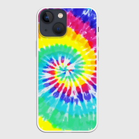 Чехол для iPhone 13 mini с принтом TIE DYE СТЕНА в Екатеринбурге,  |  | abstract | abstraction | color | geometry | paitnt | psy | абстракция | геометрия | краски | неоновые | психоделика