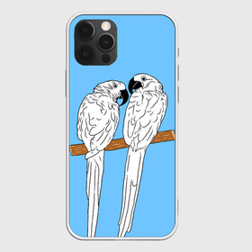 Чехол для iPhone 12 Pro Max с принтом Белые попугаи в Екатеринбурге, Силикон |  | bird | parrot | tropical | wings | азия | ара | джунгли | дикие | животные | клюв | крылья | латинская | летние | лето | небесный | острова | отдых | пальмы | перья | попугаи | попугай | птица | птичка | райские | тропики
