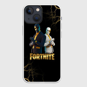 Чехол для iPhone 13 mini с принтом Shadow And Ghost Fortnite в Екатеринбурге,  |  | Тематика изображения на принте: fortnite | fortnite chapter 2 | fortnite shadow and ghost team | logo fortnite | shadow and ghost | shadow ghost | все персонажи | герои фортнайт | лого фортнайт | логотип фортнайт | название фортнайт | сезон 2 | тени и призраки | фортнайт