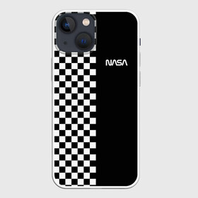 Чехол для iPhone 13 mini с принтом NASA в Екатеринбурге,  |  | nasa | space x | spacex | астронавт | в клетку | космонавт | космос | наса