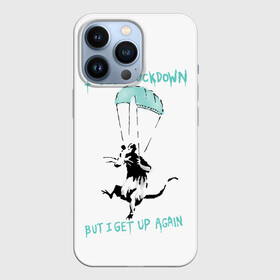 Чехол для iPhone 13 Pro с принтом Banksy в Екатеринбурге,  |  | 19 | art | banksy | covid | ncov | rat | street | арт | бэнкси | вирус | коронавирус | крыса | стрит арт | уличный | художник