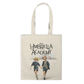 Шоппер 3D с принтом The umbrella academy в Екатеринбурге, 100% полиэстер | Плотность: 200 г/м2; Размер: 34×35 см; Высота лямок: 30 см | dark horse comics | netflix | the umbrella academy | umbrella | академия амбрелла | белая скрипка | бен харгривз | комикс | комильфо | космобой | кракен | реджинальд харгривз | сеанс | слух