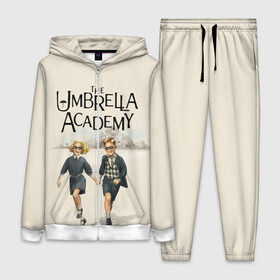 Женский костюм 3D с принтом The umbrella academy в Екатеринбурге,  |  | dark horse comics | netflix | the umbrella academy | umbrella | академия амбрелла | белая скрипка | бен харгривз | комикс | комильфо | космобой | кракен | реджинальд харгривз | сеанс | слух