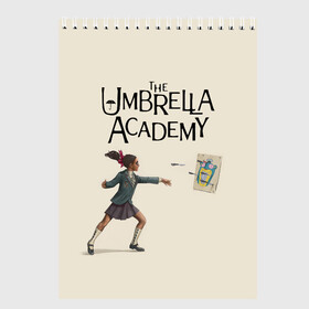 Скетчбук с принтом The umbrella academy в Екатеринбурге, 100% бумага
 | 48 листов, плотность листов — 100 г/м2, плотность картонной обложки — 250 г/м2. Листы скреплены сверху удобной пружинной спиралью | dark horse comics | netflix | the umbrella academy | umbrella | академия амбрелла | белая скрипка | бен харгривз | комикс | комильфо | космобой | кракен | реджинальд харгривз | сеанс | слух