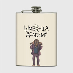 Фляга с принтом The umbrella academy в Екатеринбурге, металлический корпус | емкость 0,22 л, размер 125 х 94 мм. Виниловая наклейка запечатывается полностью | dark horse comics | netflix | the umbrella academy | umbrella | академия амбрелла | белая скрипка | бен харгривз | комикс | комильфо | космобой | кракен | реджинальд харгривз | сеанс | слух