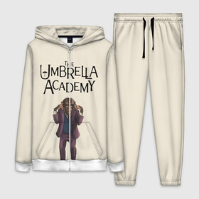 Женский костюм 3D с принтом The umbrella academy в Екатеринбурге,  |  | dark horse comics | netflix | the umbrella academy | umbrella | академия амбрелла | белая скрипка | бен харгривз | комикс | комильфо | космобой | кракен | реджинальд харгривз | сеанс | слух