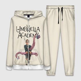 Женский костюм 3D с принтом The umbrella academy в Екатеринбурге,  |  | dark horse comics | netflix | the umbrella academy | umbrella | академия амбрелла | белая скрипка | бен харгривз | комикс | комильфо | космобой | кракен | реджинальд харгривз | сеанс | слух