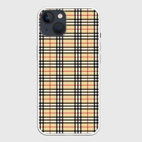 Чехол для iPhone 13 с принтом The Gentlemen Beige в Екатеринбурге,  |  | boys | cell | gentlmen | pattern | боевик | гайричи | геометрия | джентельмены | джентльмен | квадраты | клетка | клетчатый | комедия | криминал | линии | мужские | пацанские | полоска | полосы | текстура | узор