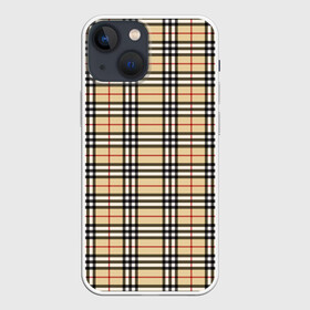 Чехол для iPhone 13 mini с принтом The Gentlemen Beige в Екатеринбурге,  |  | boys | cell | gentlmen | pattern | боевик | гайричи | геометрия | джентельмены | джентльмен | квадраты | клетка | клетчатый | комедия | криминал | линии | мужские | пацанские | полоска | полосы | текстура | узор