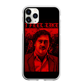 Чехол для iPhone 11 Pro матовый с принтом Пабло (I feel Like Escobar) в Екатеринбурге, Силикон |  | барон | вещество | власть | глюк | дурман | зависимость | игла | кайф | кофеин | любовь | мак | морф | пабло | флекс | хайп