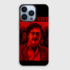 Чехол для iPhone 13 Pro с принтом Пабло (I feel Like Escobar) в Екатеринбурге,  |  | барон | вещество | власть | глюк | дурман | зависимость | игла | кайф | кофеин | любовь | мак | морф | пабло | флекс | хайп