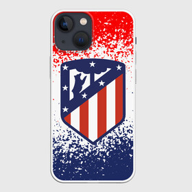 Чехол для iPhone 13 mini с принтом ATLETICO MADRID. в Екатеринбурге,  |  | atletico madrid | fc | football | football club | sport | атлетико мадрид | испанский футбольный клуб | мадрид | спорт | уефа | униформа | фирменные цвета | фк | футбол | футбольный клуб