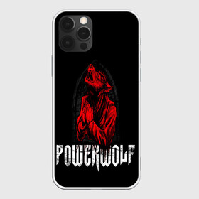 Чехол для iPhone 12 Pro с принтом POWERWOLF в Екатеринбурге, силикон | область печати: задняя сторона чехла, без боковых панелей | hardcore | metal | music | powerwolf | punk | rock | волки | метал | музыка | панк | рок