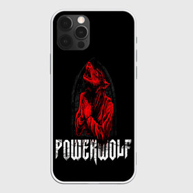 Чехол для iPhone 12 Pro Max с принтом POWERWOLF в Екатеринбурге, Силикон |  | Тематика изображения на принте: hardcore | metal | music | powerwolf | punk | rock | волки | метал | музыка | панк | рок