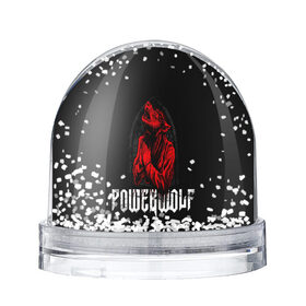 Снежный шар с принтом POWERWOLF в Екатеринбурге, Пластик | Изображение внутри шара печатается на глянцевой фотобумаге с двух сторон | hardcore | metal | music | powerwolf | punk | rock | волки | метал | музыка | панк | рок