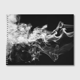 Альбом для рисования с принтом СЕРЫЙ ДЫМ в Екатеринбурге, 100% бумага
 | матовая бумага, плотность 200 мг. | Тематика изображения на принте: fire | flame | in fire | smoke | в огне | дым | огненный | огонь | текстуры
