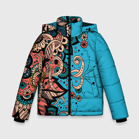 Зимняя куртка для мальчиков 3D с принтом Цветочная фантазия в Екатеринбурге, ткань верха — 100% полиэстер; подклад — 100% полиэстер, утеплитель — 100% полиэстер | длина ниже бедра, удлиненная спинка, воротник стойка и отстегивающийся капюшон. Есть боковые карманы с листочкой на кнопках, утяжки по низу изделия и внутренний карман на молнии. 

Предусмотрены светоотражающий принт на спинке, радужный светоотражающий элемент на пуллере молнии и на резинке для утяжки | botanica | fantasy | flower | flowers | garden | magic | magical | pattern | tattoo | tracery | weave | арт | ботаника | в виде | вензеля | волшебная | волшебные | из цветов | паттерн | сад | тату | татуировка | татуха | узор | узоры | фанта