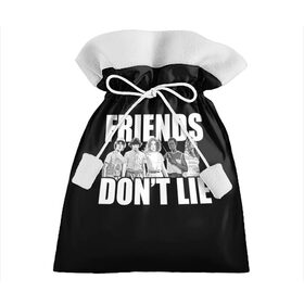 Подарочный 3D мешок с принтом Friends Dont Lie в Екатеринбурге, 100% полиэстер | Размер: 29*39 см | 11 | demogorgon | retro | stranger | things | дастин | дела | демогоргон | оди | одиннадцать | очень | пожиратель | разума | ретро | стив | странные | хоппер | хоукинс