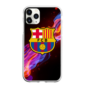 Чехол для iPhone 11 Pro матовый с принтом FC BARCELONA (BARCA) в Екатеринбурге, Силикон |  | barca | barcelona | fc barca | барка | барселона