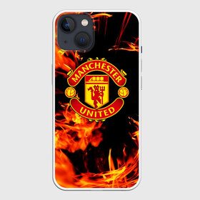 Чехол для iPhone 13 с принтом МАНЧЕСТЕР ЮНАЙТЕД   FCMU в Екатеринбурге,  |  | fc | fcmu | football | football club | manchester united | red devils | sport | красные дьяволы | манчестер юнайтед | спорт | фк | фкмю | футбол | футбольный клуб