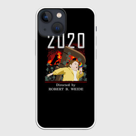 Чехол для iPhone 13 mini с принтом 2020 год (Robert B Weide) в Екатеринбурге,  |  | 2020 | robert b weide | девочка убегает | катастрофа | кино | коронавирус | кризис | мем | мемы | нефть | режиссёр | роберт б вейд | рубль | сша | фильм катастрофа