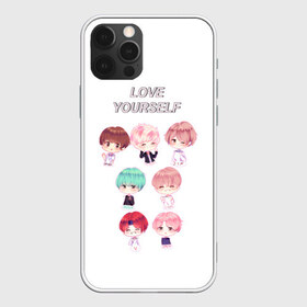 Чехол для iPhone 12 Pro Max с принтом BTS Love Yourself в Екатеринбурге, Силикон |  | Тематика изображения на принте: bts | k pop | love | love yourself | битиес