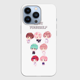 Чехол для iPhone 13 Pro с принтом BTS Love Yourself в Екатеринбурге,  |  | bts | k pop | love | love yourself | битиес