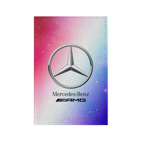 Обложка для паспорта матовая кожа с принтом MERCEDES / МЕРСЕДЕС в Екатеринбурге, натуральная матовая кожа | размер 19,3 х 13,7 см; прозрачные пластиковые крепления | amg | auto | bens | benz | logo | merc | mercedes | mercedes benz | mersedes | moto | new | star | vthctltc | авто | амг | бенц | звезда | класс | лого | логотип | мерин | мерс | мерседес | мерседес бенц | мото | новый | символ | символы | ьуксуву
