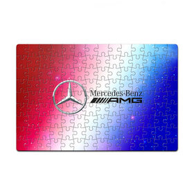 Пазл магнитный 126 элементов с принтом MERCEDES / МЕРСЕДЕС в Екатеринбурге, полимерный материал с магнитным слоем | 126 деталей, размер изделия —  180*270 мм | amg | auto | bens | benz | logo | merc | mercedes | mercedes benz | mersedes | moto | new | star | vthctltc | авто | амг | бенц | звезда | класс | лого | логотип | мерин | мерс | мерседес | мерседес бенц | мото | новый | символ | символы | ьуксуву