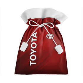 Подарочный 3D мешок с принтом TOYOTA в Екатеринбурге, 100% полиэстер | Размер: 29*39 см | toyota | авто | автомобиль | логотип | марка | машина | надпись | текстура | тоета | тойота