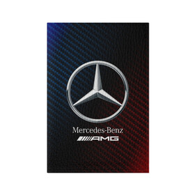 Обложка для паспорта матовая кожа с принтом MERCEDES / МЕРСЕДЕС в Екатеринбурге, натуральная матовая кожа | размер 19,3 х 13,7 см; прозрачные пластиковые крепления | amg | auto | bens | benz | logo | merc | mercedes | mercedes benz | mersedes | moto | new | star | vthctltc | авто | амг | бенц | звезда | класс | лого | логотип | мерин | мерс | мерседес | мерседес бенц | мото | новый | символ | символы | ьуксуву