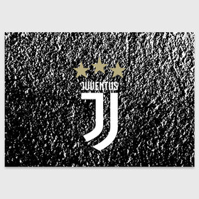 Поздравительная открытка с принтом JUVENTUS. в Екатеринбурге, 100% бумага | плотность бумаги 280 г/м2, матовая, на обратной стороне линовка и место для марки
 | fc | football | football club | juventus | sport | итальянский профессиональный футбольный клуб | клуб италии | спорт | уефа | униформа | фирменные цвета | фк | футбол | футбольный клуб | ювентус