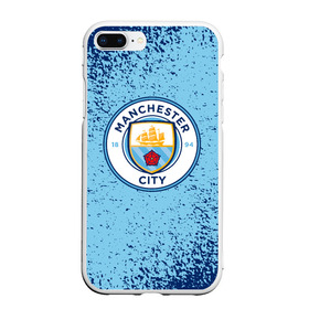 Чехол для iPhone 7Plus/8 Plus матовый с принтом MANCHESTER CITY. в Екатеринбурге, Силикон | Область печати: задняя сторона чехла, без боковых панелей | fc | football | football club | manchester city fc | sport | английский футбольный клуб | манчестер | манчестер сити | спорт | спортивный клуб | уефа | униформа | фирменные цвета | фк | футбол | футбольный клуб