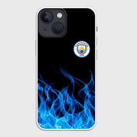 Чехол для iPhone 13 mini с принтом MANCHESTER CITY. в Екатеринбурге,  |  | Тематика изображения на принте: fc | football | football club | manchester city fc | sport | английский футбольный клуб | манчестер | манчестер сити | спорт | спортивный клуб | уефа | униформа | фирменные цвета | фк | футбол | футбольный клуб