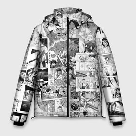 Мужская зимняя куртка 3D с принтом Аниме комикс в Екатеринбурге, верх — 100% полиэстер; подкладка — 100% полиэстер; утеплитель — 100% полиэстер | длина ниже бедра, свободный силуэт Оверсайз. Есть воротник-стойка, отстегивающийся капюшон и ветрозащитная планка. 

Боковые карманы с листочкой на кнопках и внутренний карман на молнии. | anime | art | comics | manga | texture | аниме | арт | комикс | манга | текстура