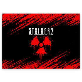 Поздравительная открытка с принтом STALKER 2 / СТАЛКЕР 2 в Екатеринбурге, 100% бумага | плотность бумаги 280 г/м2, матовая, на обратной стороне линовка и место для марки
 | Тематика изображения на принте: biohazard | chernobyl | cnfkrth | logo | radiation | s.t.a.l.k.e.r. | s.t.a.l.k.e.r.2 | stalker | stalker2 | биохазард | игра | игры | лого | логотип | логотипы | радиация | с.т.а.л.к.е.р | с.т.а.л.к.е.р.2 | символ | сталкер | сталкер2 | черн