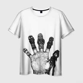 Мужская футболка 3D с принтом Dorohedoro в Екатеринбурге, 100% полиэфир | прямой крой, круглый вырез горловины, длина до линии бедер | dorohedoro | kaiman | дорохэдоро | манга